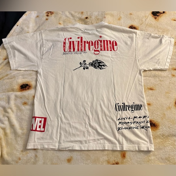 SPIDERMAN WEBS 199X OVERSIZED TEE IN VINTAGE WHITE (L) - Picture 4 of 6